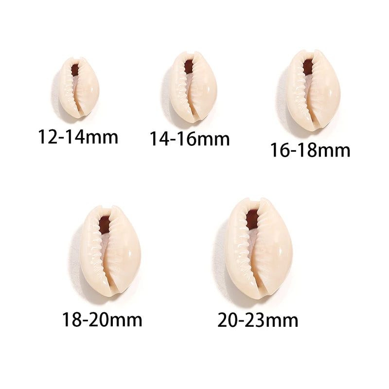 Natural Sea Flower Snail Shell Beads for Jewelry Making Loose Spacer Beads DIY Crafts