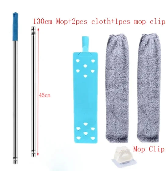 Retractable Dust Cleaner for Under Appliances - Microfiber Furniture Gap Duster, Washable, Multi-Color