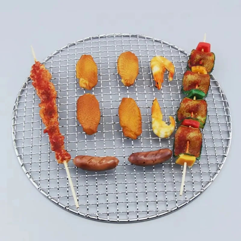 Stainless Steel Stackable Air Fryer Rack Set with Foot Grid for Oven and Steamer