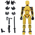 Multi-Jointed Action Figures Set - 3D Printed Titan 13 Series with Multiple Variants