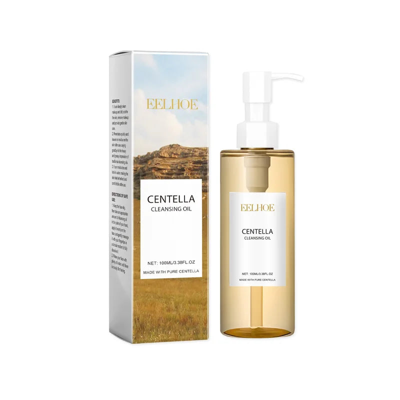 Gentle Facial Cleansing Oil with Vitamin E - Makeup Remover & Pore Care, 100ml