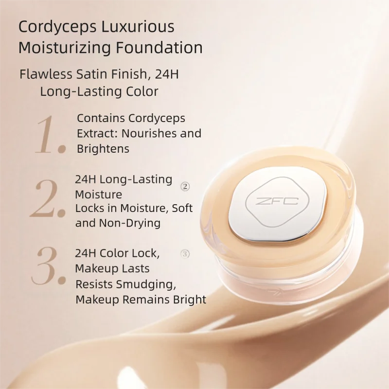 Face Foundation Makeup 15g - Ivory & Natural Shades, Luxe Finish