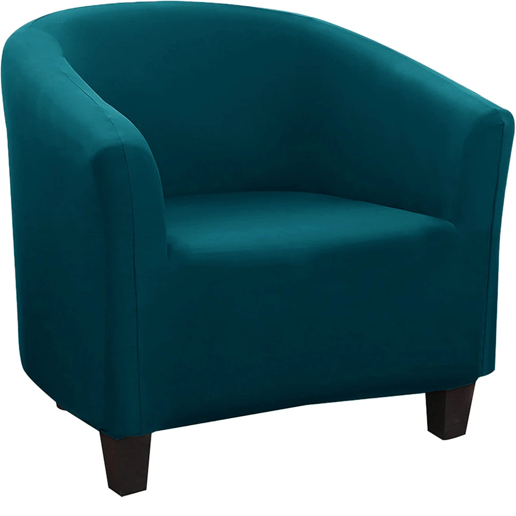 Stretch Club Chair Slipcover - Spandex Armchair Cover for Living Room Furniture Protector