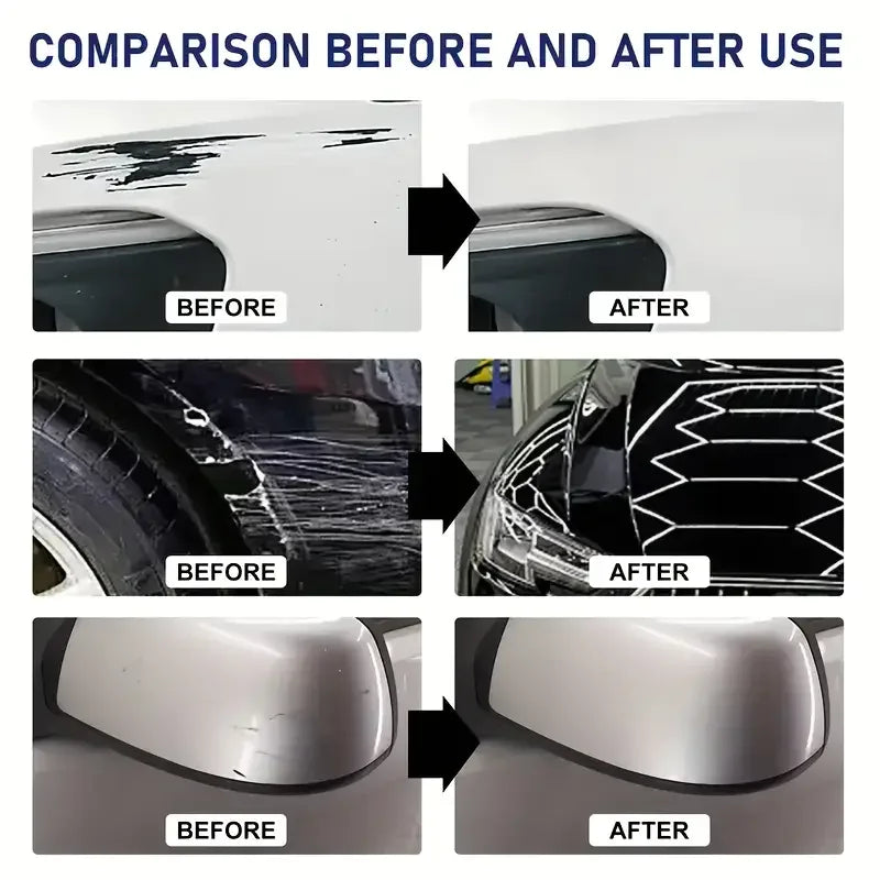 Fast Acting Car Scratch Repair Wax - Professional Paint Restorer for Minor Scratches