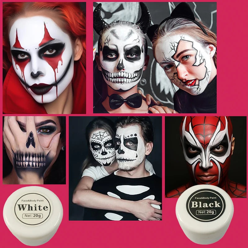 Oil Face & Body Paint Makeup Wheel for Special Effects Halloween Christmas Party