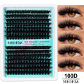 False Eyelash Clusters 5D Fluffy Individual Lashes DIY Extensions Thick 10-18mm