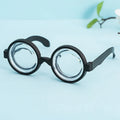 Round Plastic Glasses Costume Accessory for Halloween Party Kids Teens