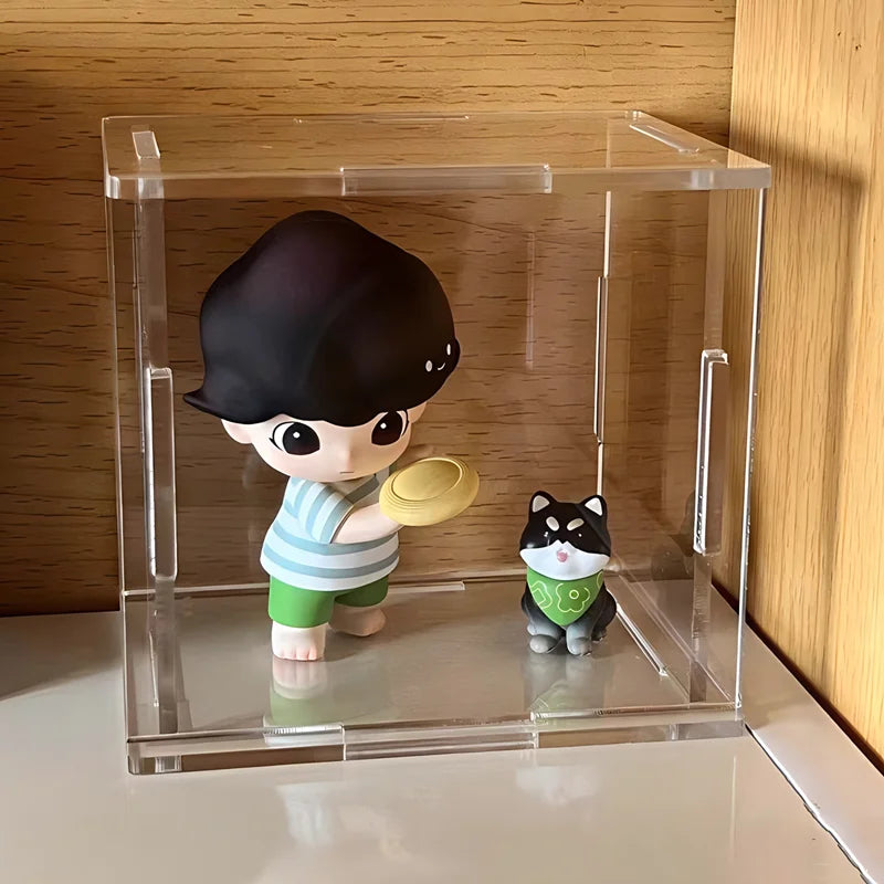 Clear Acrylic Display Box for Collectibles Dolls Models – Dustproof Storage