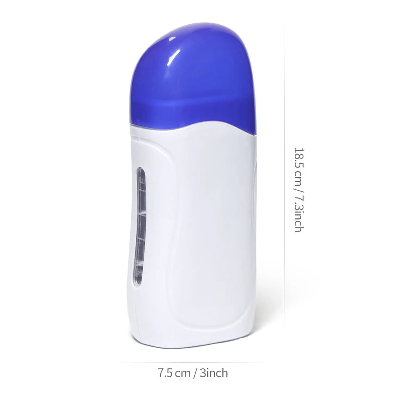 Portable Wax Heater for Hair Removal - Electric Roll-On Waxing Machine for Men & Women