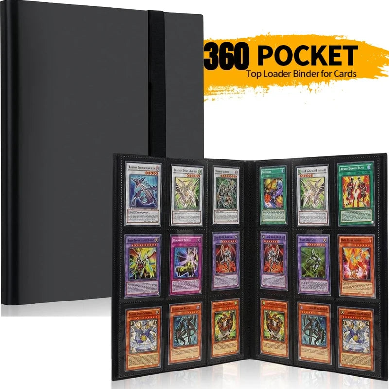 Large Capacity 9 Pocket Photo Card Binder Album for Collecting Trading Cards - Multiple Colors