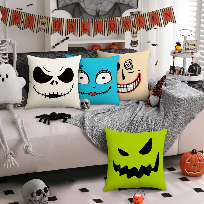 Halloween Pillow Cover Set - Horror Expressions Home Decor Cushion Covers
