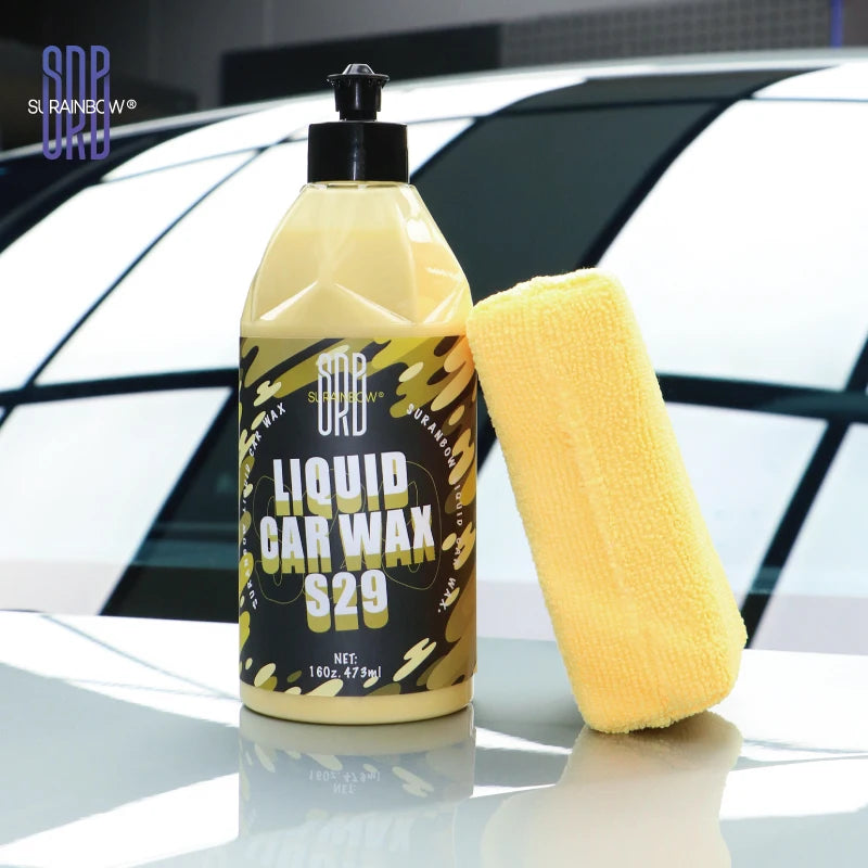 Advanced Car Wax Liquid Wax for All Paint Colors & Black Car Shine