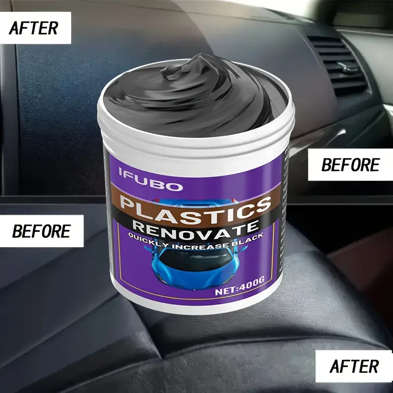Heavy Duty Automotive Plastic Repair Wax - Scratch Removal & Rapid Renewal for Cars and Trucks
