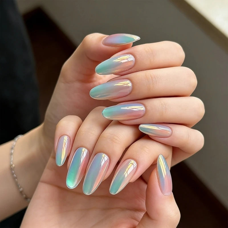 Chameleon Nail Aurora Powder Glitter for Mirror Nail Art - Mermaid Silk Moonlight