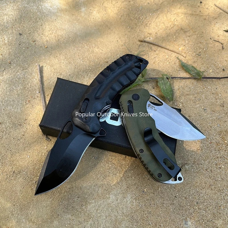 Survival Folding Knife with Belt Clip - Camping and Outdoor Multi-Tool