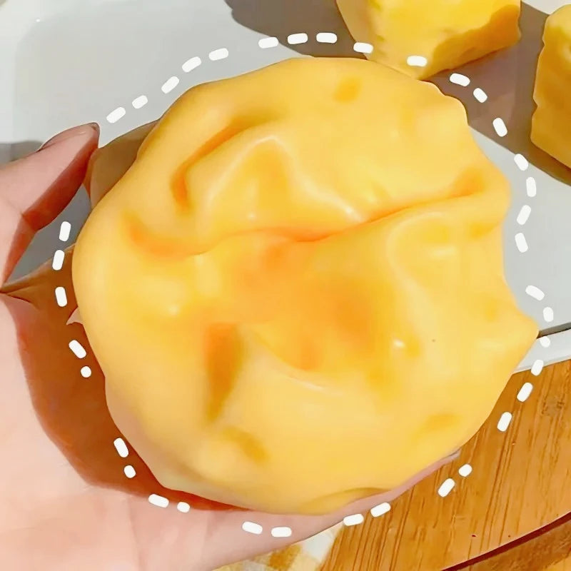 Giant Cheese Squeeze Toy Large Cheese Squishy Fidget for Adults Kids Gift