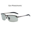 Men Photochromic Polarized Sunglasses with UV400 Protection for Driving and Fishing