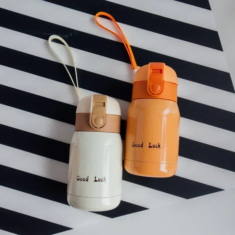 Stainless Steel Mini Thermos Cup 200ml/360ml Insulated Coffee Mug Vacuum Flask