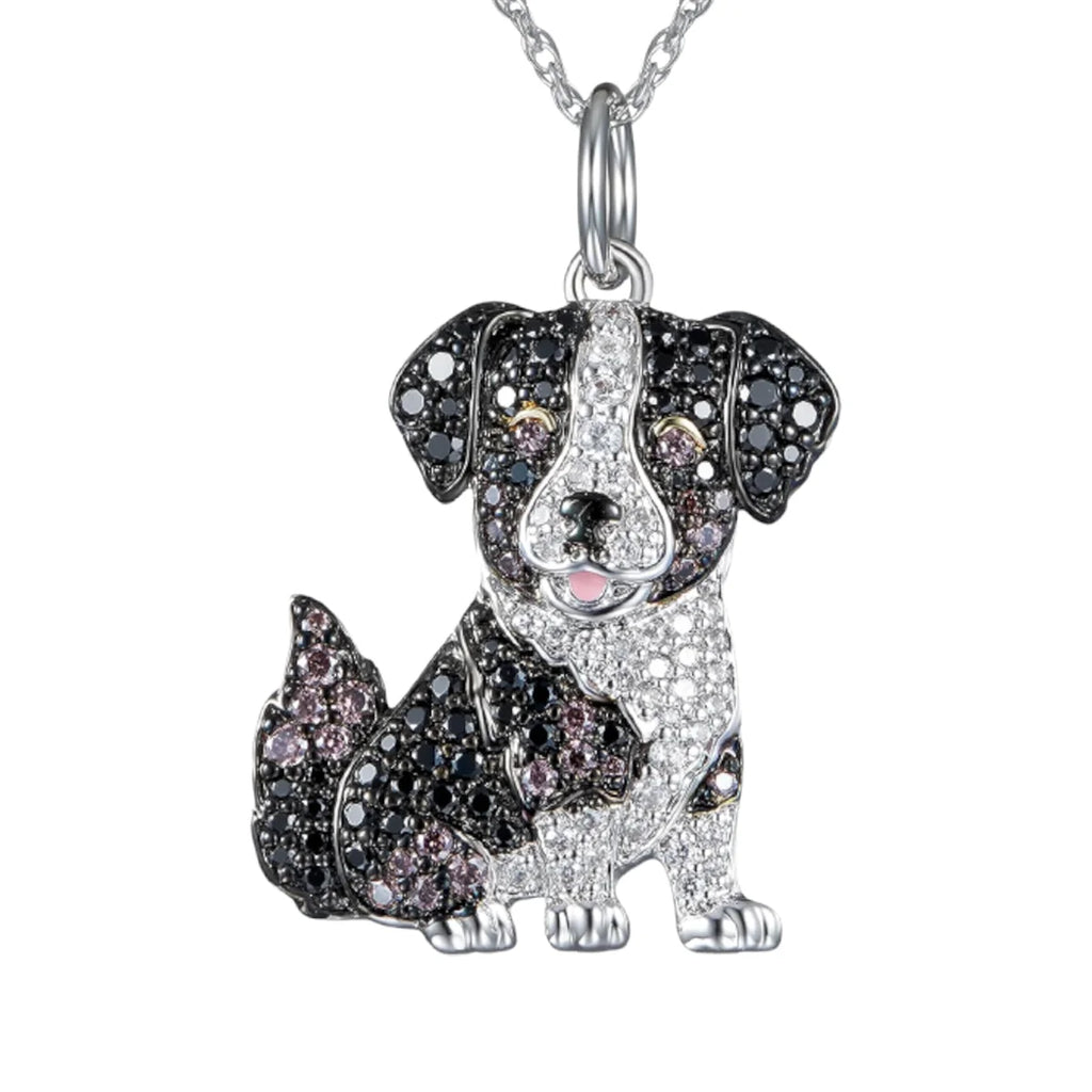 Pet Dog Pendant Necklace for Women - Cute Animal Jewelry Gift
