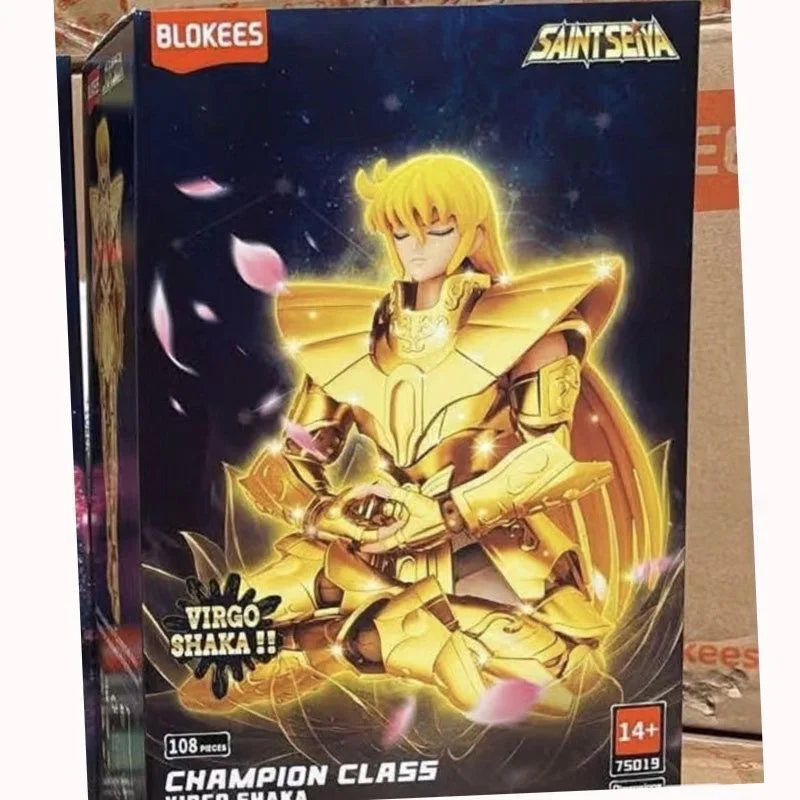 Saint Seiya Action Figures Set - Includes Gold Saints & Assembled Collectible Figurines
