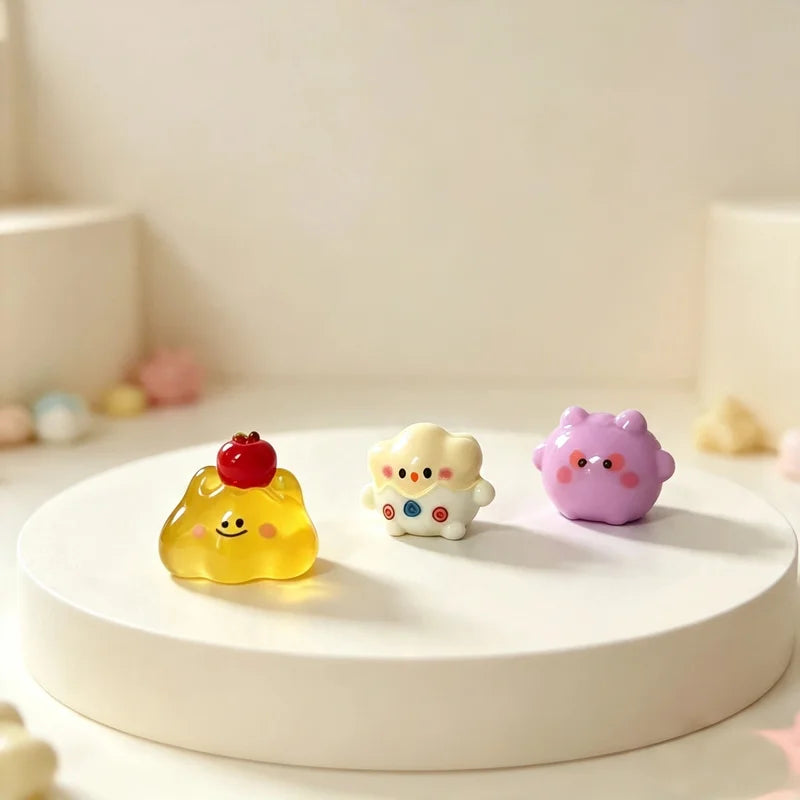 Micro Landscape Doll Ornaments Set - Creative Resin DIY Craft Decorations