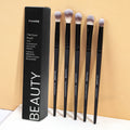 5-Piece Eye Makeup Brush Set for Eyeshadow & Contouring - Synthetic Hair