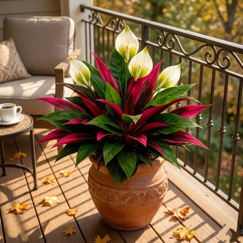 UV Resistant Artificial Dragon Blood Tree - Lifelike Fake Foliage for Indoor & Outdoor Decor