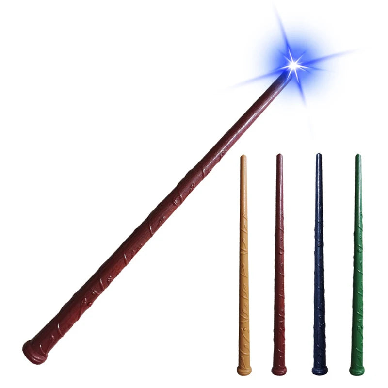 Glow Light Up Wizard Wand for Kids with Sound & Light Halloween Costume Accessory