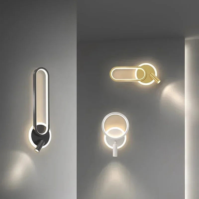 Modern LED Wall Lamp for Living Room Bedroom & Hallway - Minimalist Wall Sconce