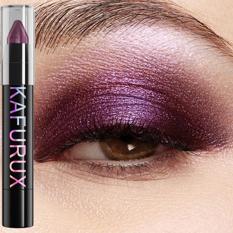 25 Colors Waterproof Glitter Eyeshadow & Eyeliner Pencil Set - Long-Lasting Makeup Tool