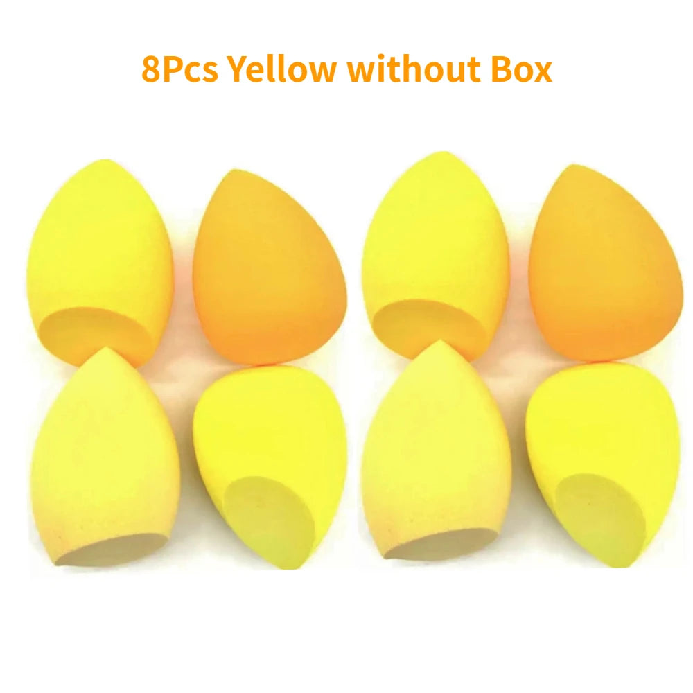 Multicolor Makeup Sponge Blender Set - Soft Foundation & Powder Blenders, 1/4/8pcs
