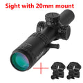 1-5X24 Tactical Scope with Red & Green Illuminated Reticle for Hunting