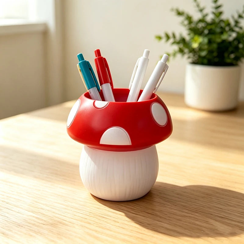 Multifunctional Cartoon Animal Pen Holder Storage Organizer for Desk and Vanity