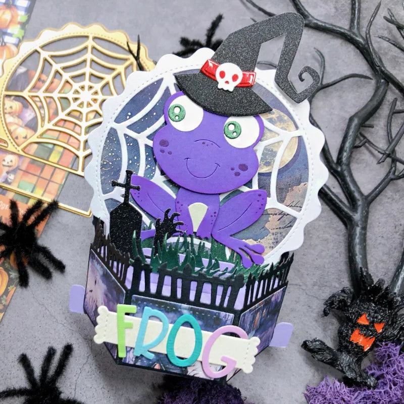 Halloween Pumpkin Basket Metal Cutting Dies & Stencils for Scrapbooking & Card Making