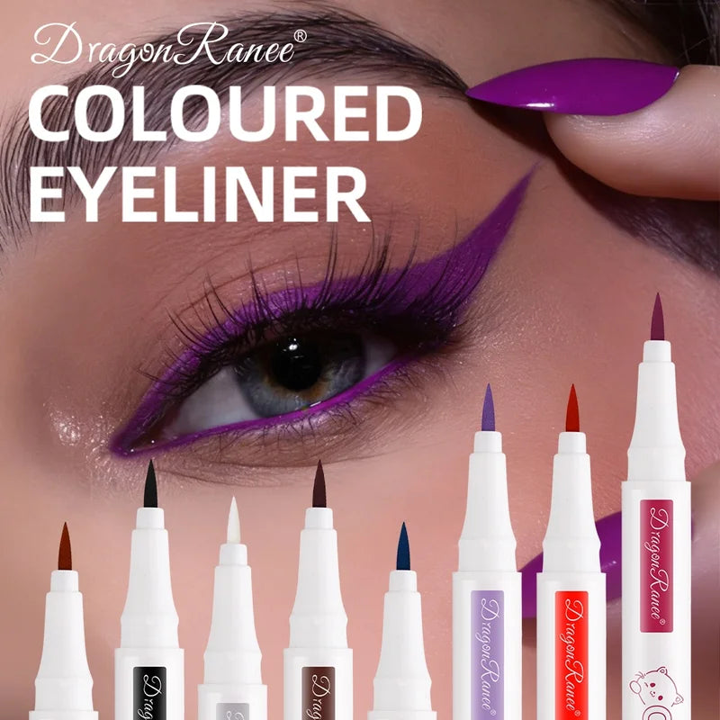 High Pigment Waterproof Eyeliner Pen - Long Lasting Matte & Smoky Looks