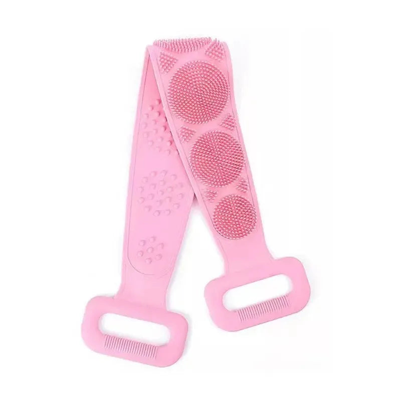 Silicone Back Scrubber Brush for Shower Bath Spa Massage Body Cleaning