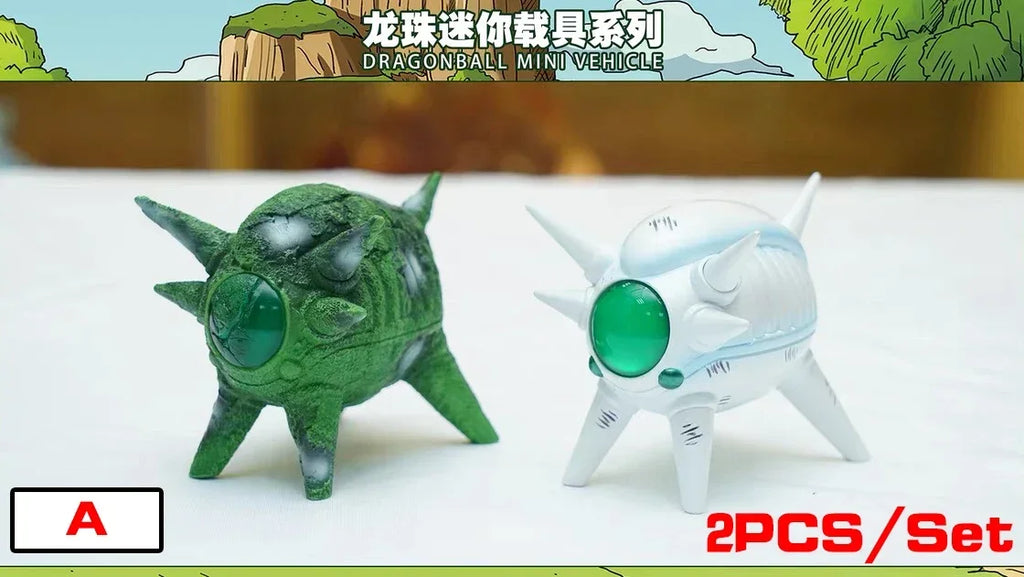 Anime Dragon Ball Z Capsule Spaceship PVC Figure Set - Goku & Vegeta Collectible Toys