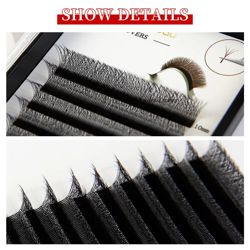 Eyelash Extensions W Shape 3D-8D Premade Fans for Lash Artists