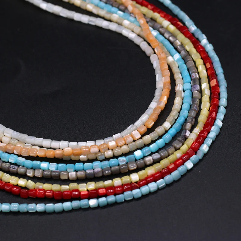 Natural Mother of Pearl Sea Shell Beads for Jewelry Making DIY Bracelets & Necklaces