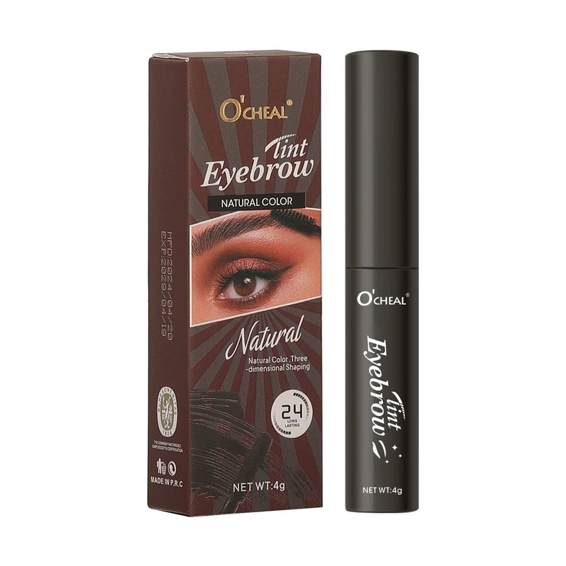 Long-Lasting Waterproof Eyebrow Gel - 4 Colors Quick-Dry Fixing Eyebrow Makeup