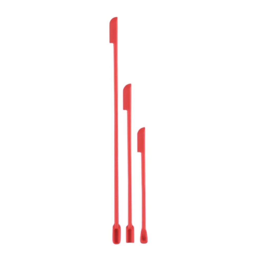 3Pcs Silicone Spatula Set Reusable Double-Head Scrapers for Cosmetics & Kitchen