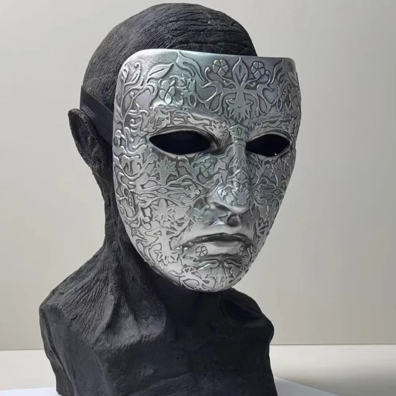 Handcrafted Resin Mask for Costume Parties Masquerades Halloween Decor Collectible