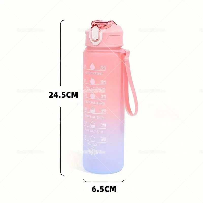 750ML Anime Dragon Ball Water Bottle with Straw Leakproof Large Sport Drink Cup