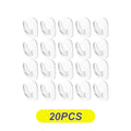 Non Marking Adhesive Mini Hook - Strong No Punching Wall Mount for Kitchen Bathroom Door Storage