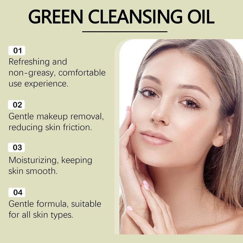 Gentle Makeup Remover Oil for Deep Cleansing and Pore Purification – 100ml
