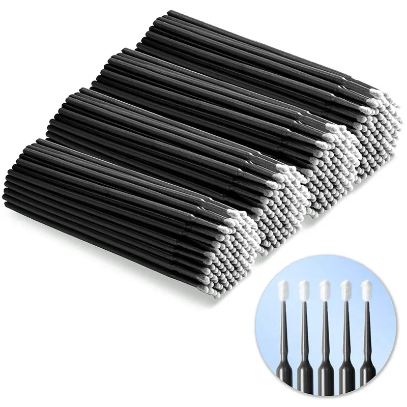 Disposable Microbrush Applicators for Makeup and Lash Extensions, 100pcs