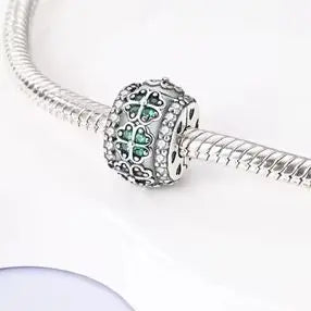 Sterling Silver Bead Charms for Bracelets DIY Jewelry Spacer Beads for Women
