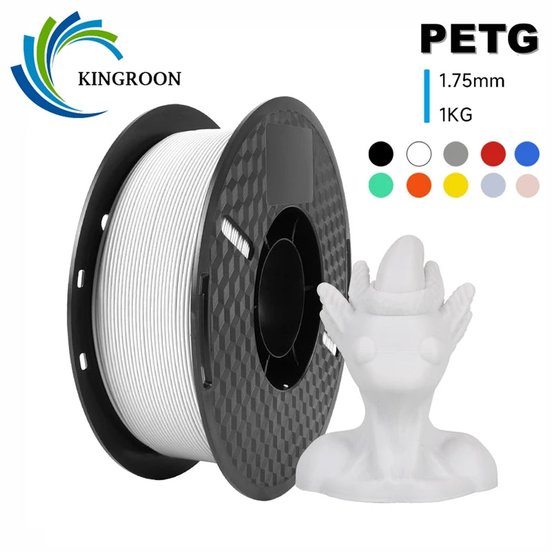 PETG 3D Printer Filament 1.75mm 1KG High Toughness & Glossy Finish