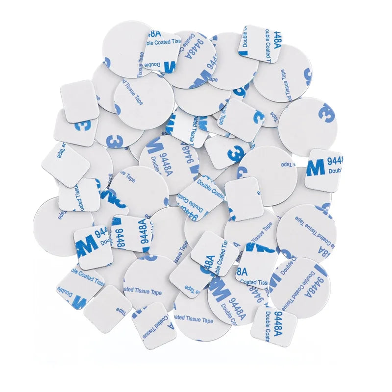 20Pcs Metal Stickers for Magnetic Eyeshadow Makeup Palettes Round Square 25mm-50mm
