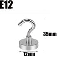 Heavy Duty Magnetic Wall Hooks Set - Strong Metal Key & Tool Hangers for Home Kitchen Bathroom
